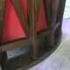 1960s solid elm bar
