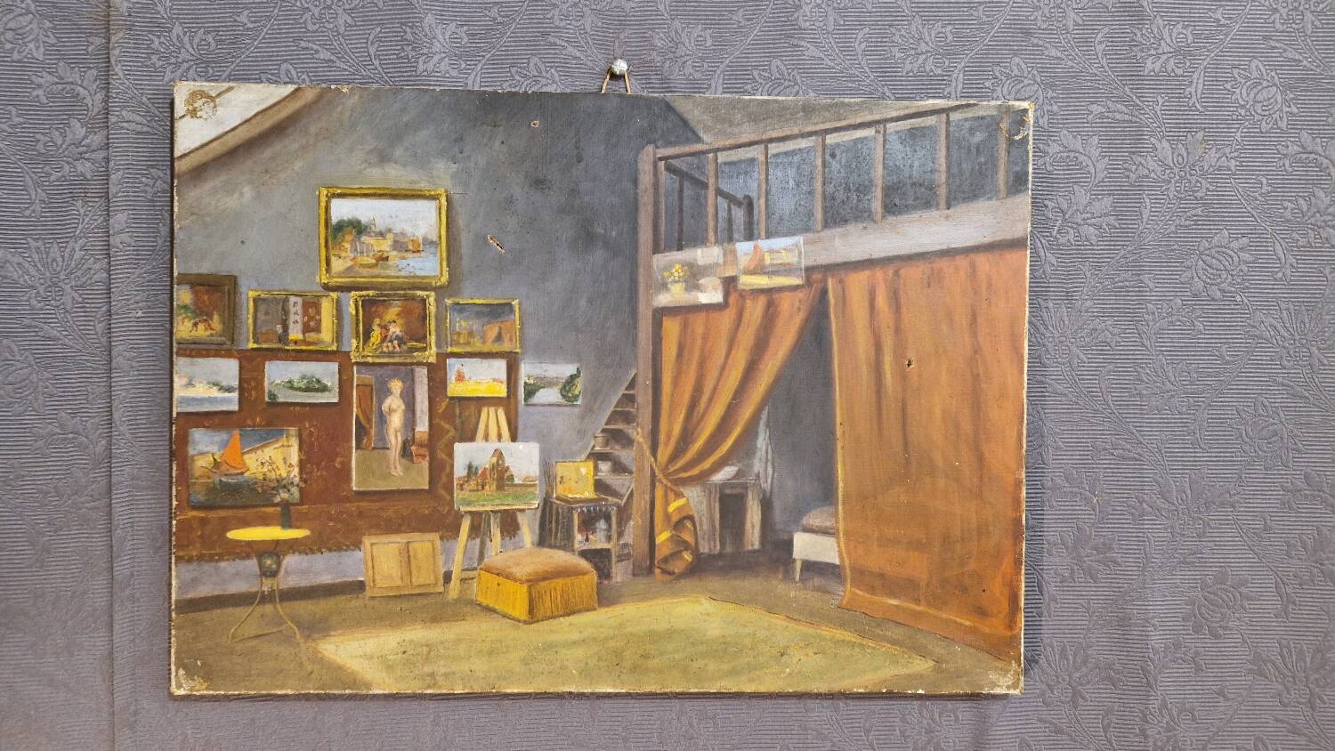 Tableau chambre d'artiste