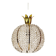 Petit Vintage pineapple pendant chandelier by Emil Stejnar for Rupert Nikoll
