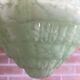 Plafonnier globe glass opalin green anise art deco