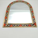 Set of 3 copper mirror wall decoration