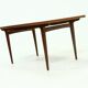 Sculptural Danish Design Extendable Teak Dining Table 1960s