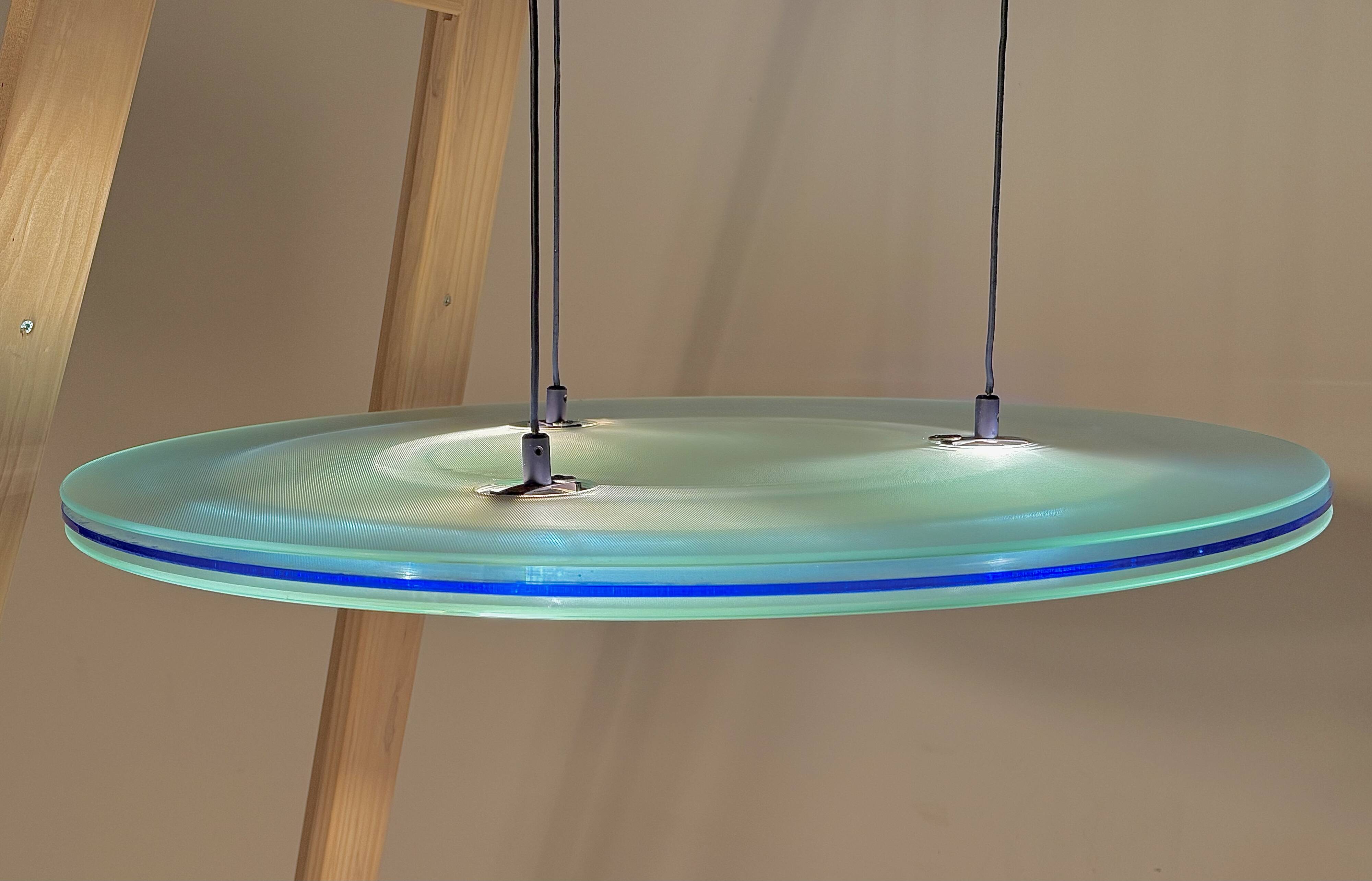 Halogen suspension Aurora 1040, Arteluce / Flos edition, Italy, 1980