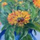 Huile sur toile nature morte