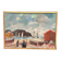 Original Swedish Oil on Canvas – “Coastal Village” by Eric Lo – Signed – Vintage & Framed