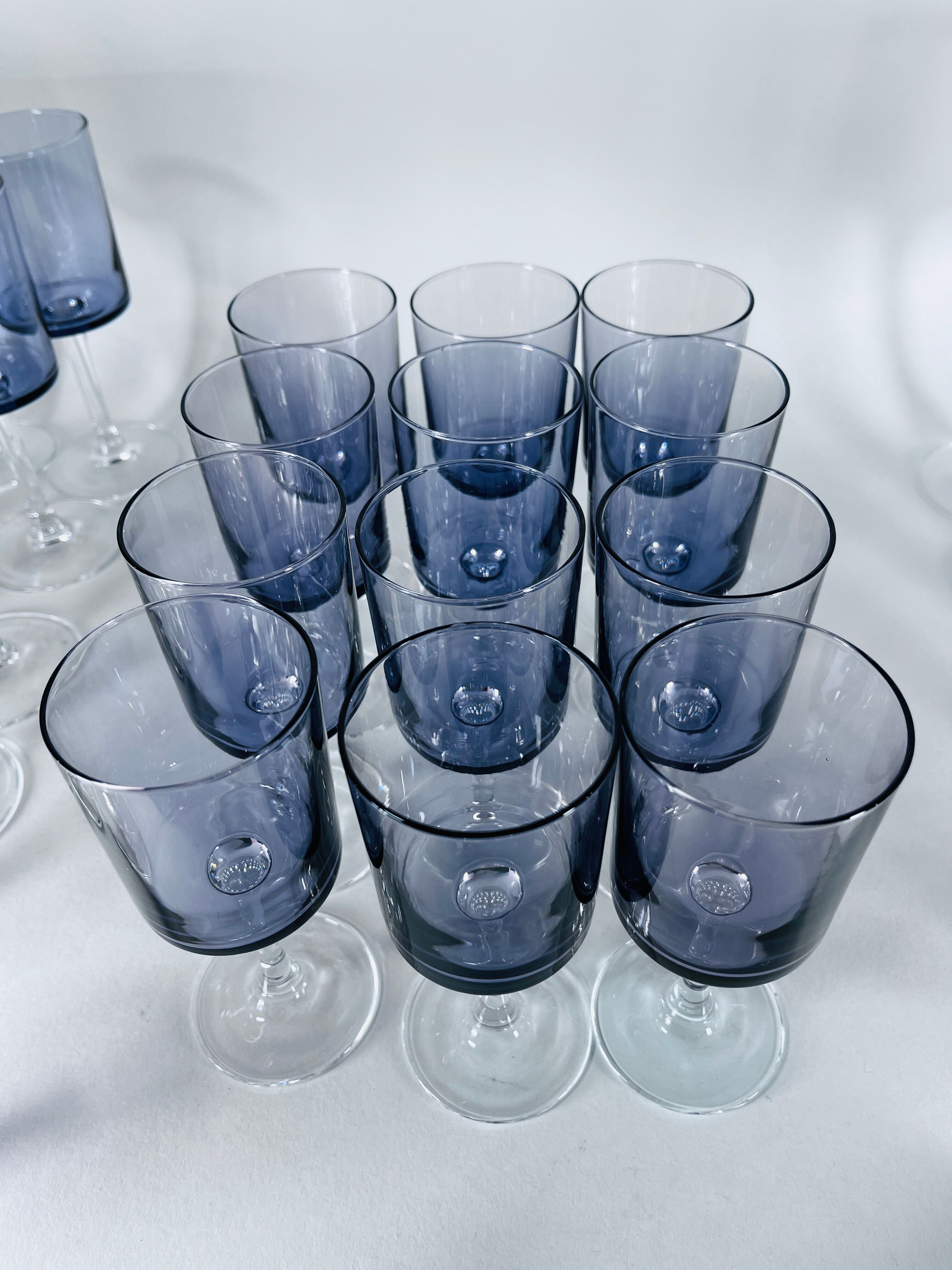 Service Luminarc glasses 44 pcs France 1980.
