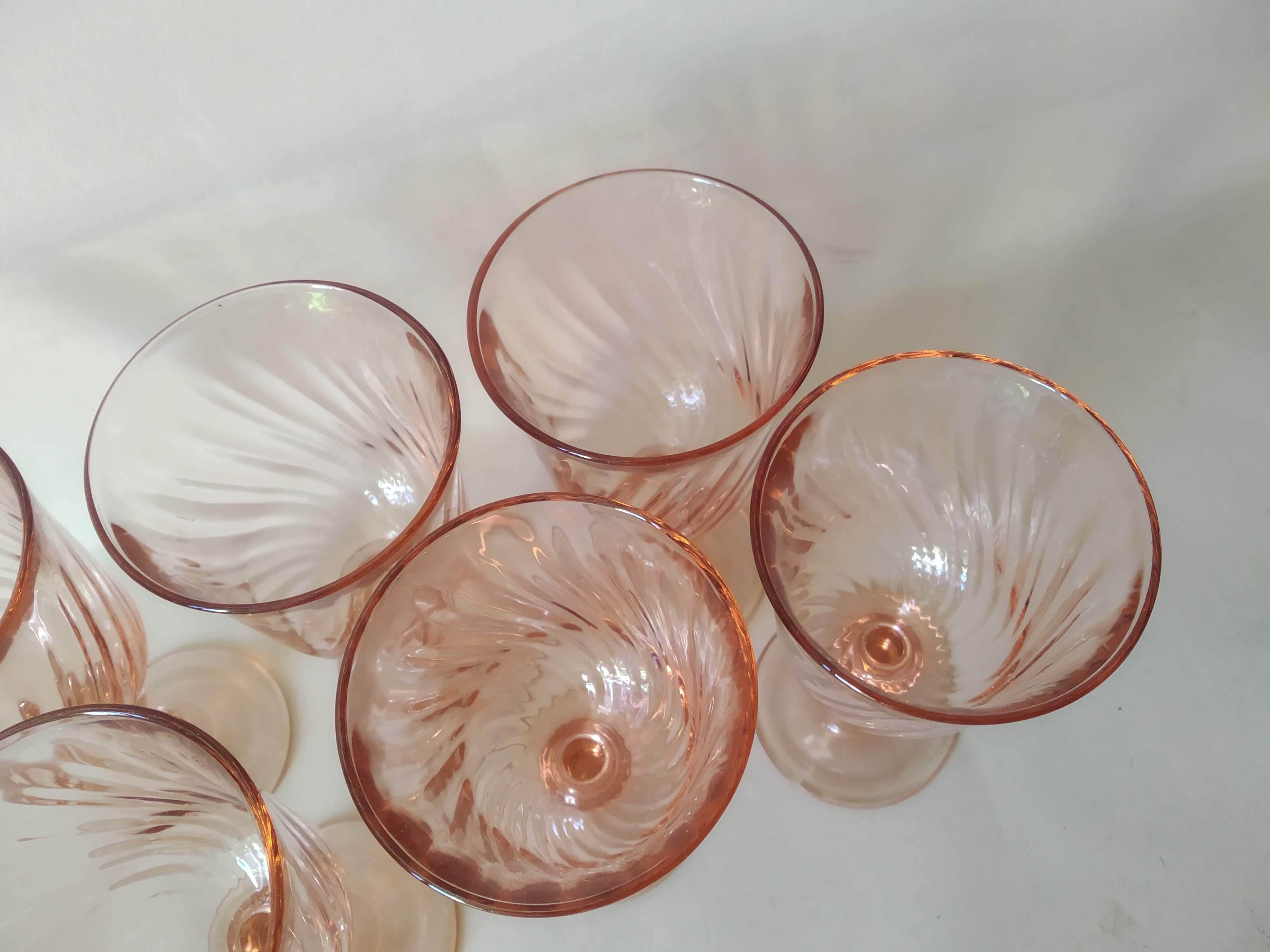 Set 6 stemmed glasses Rosaline Luminarc