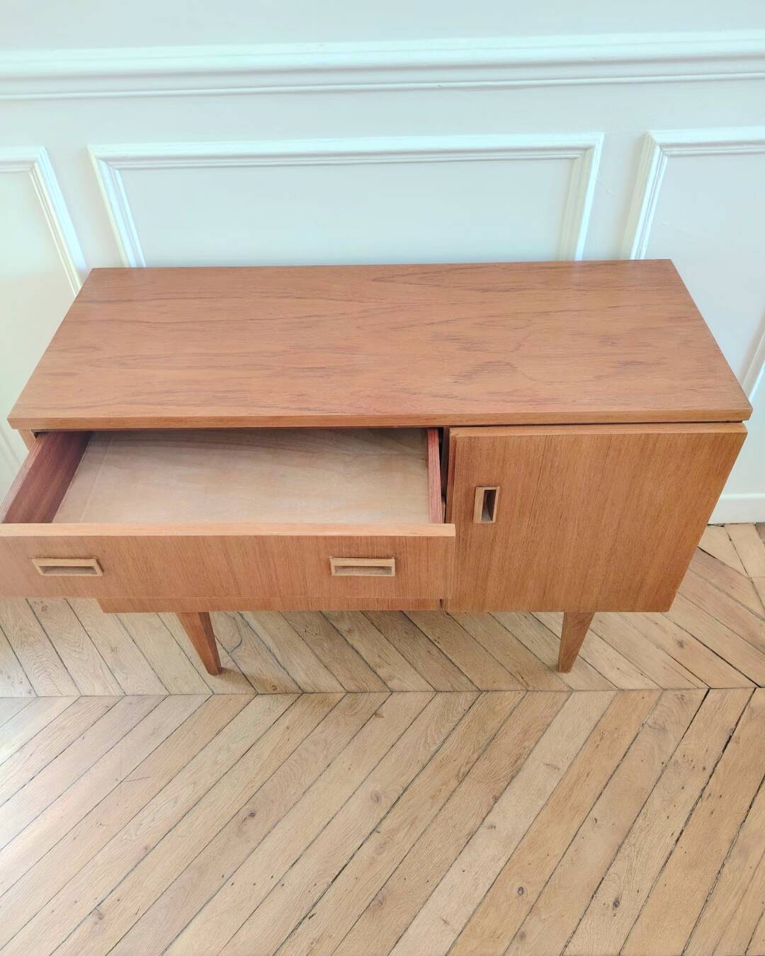 Enfilade vintage rénovée, années 60