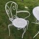 Salon de jardin fer 2 fauteuils 2 chaises 1 table