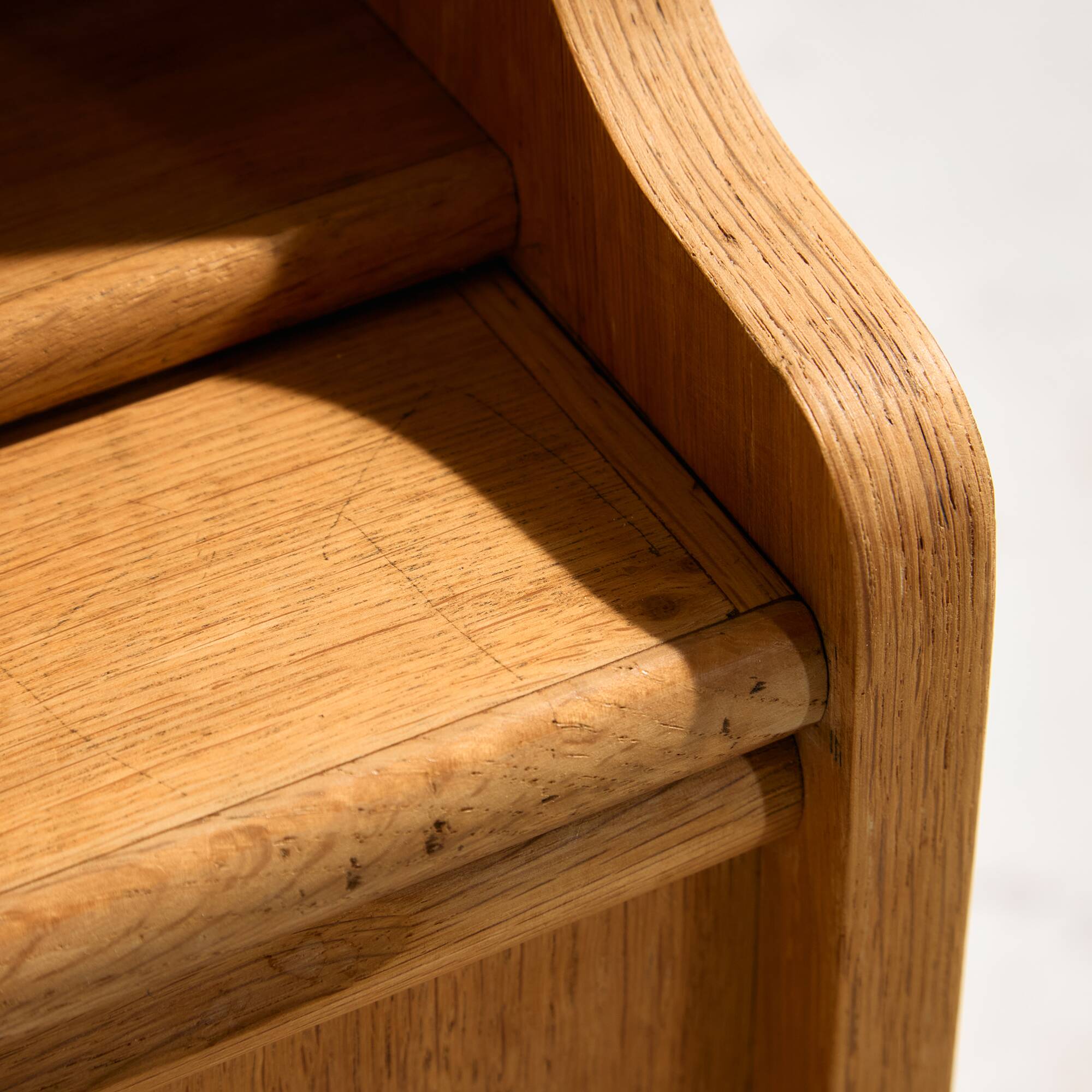 Danish oak bureau desk