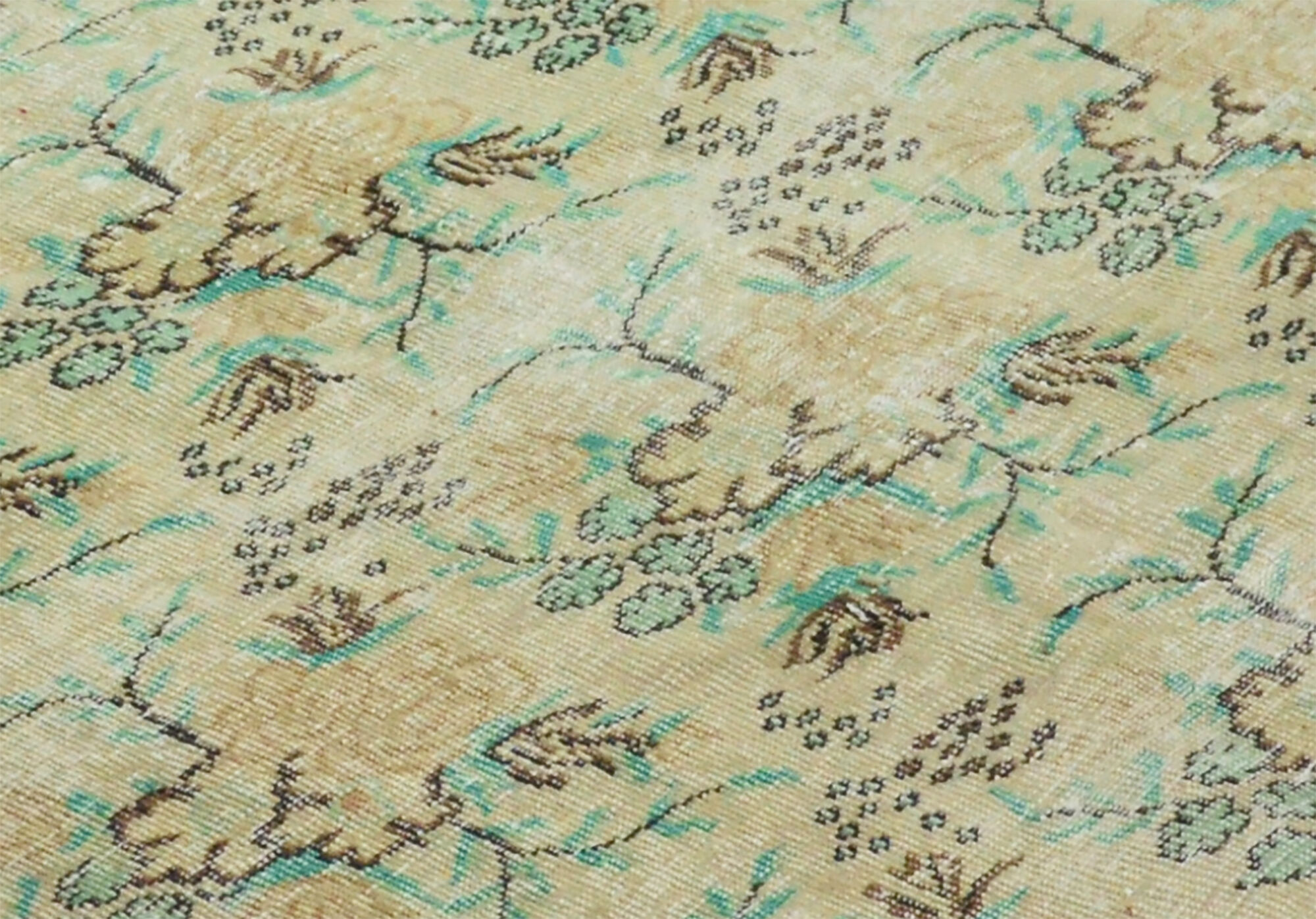 Anatolian handmade vintage rug 270 cm x 180 cm