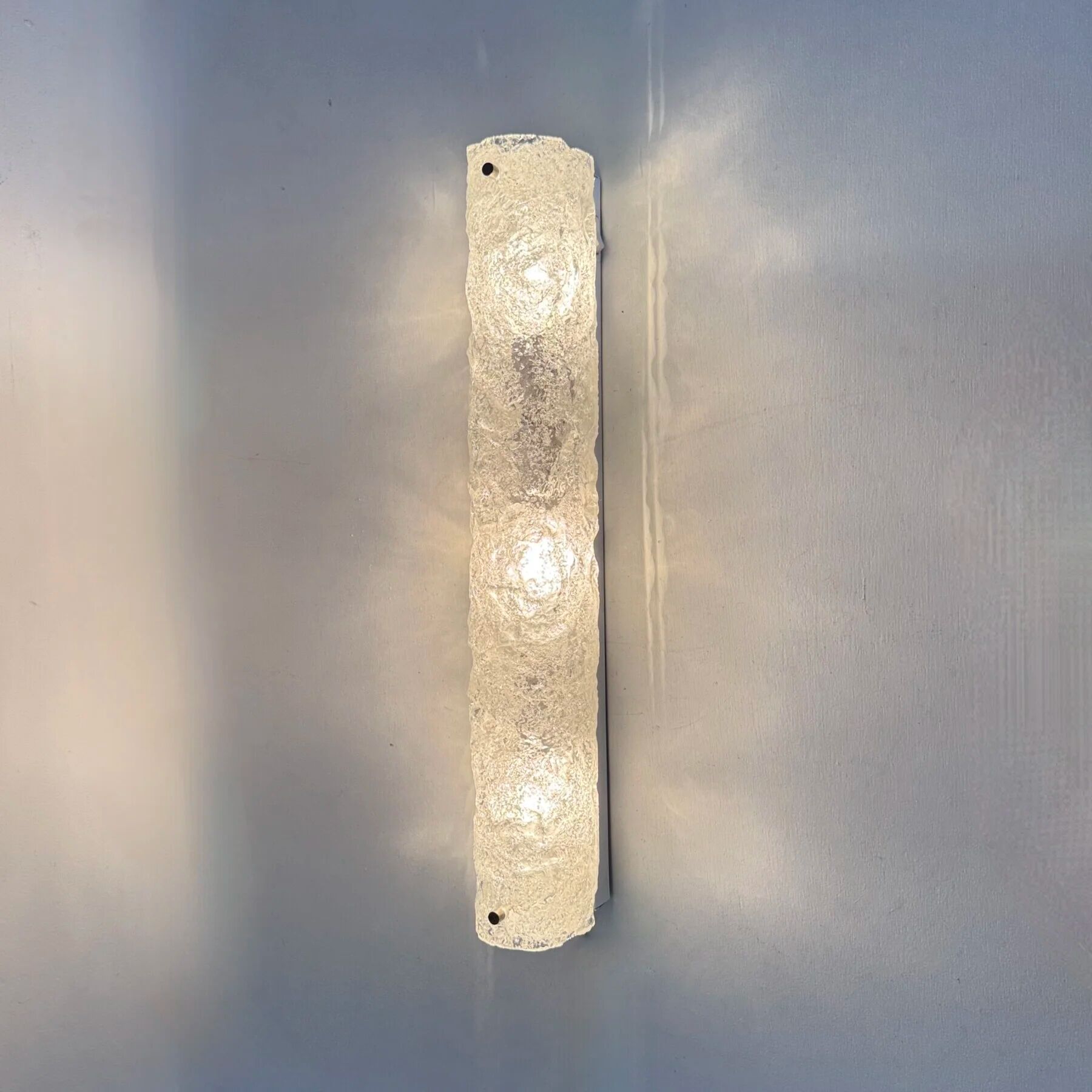 Mid-century design Murano glass wall sconces, Germany, 1970s