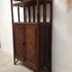Buffet wood and rattan canning