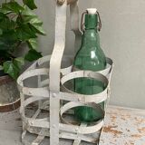 Zinc bottle basket