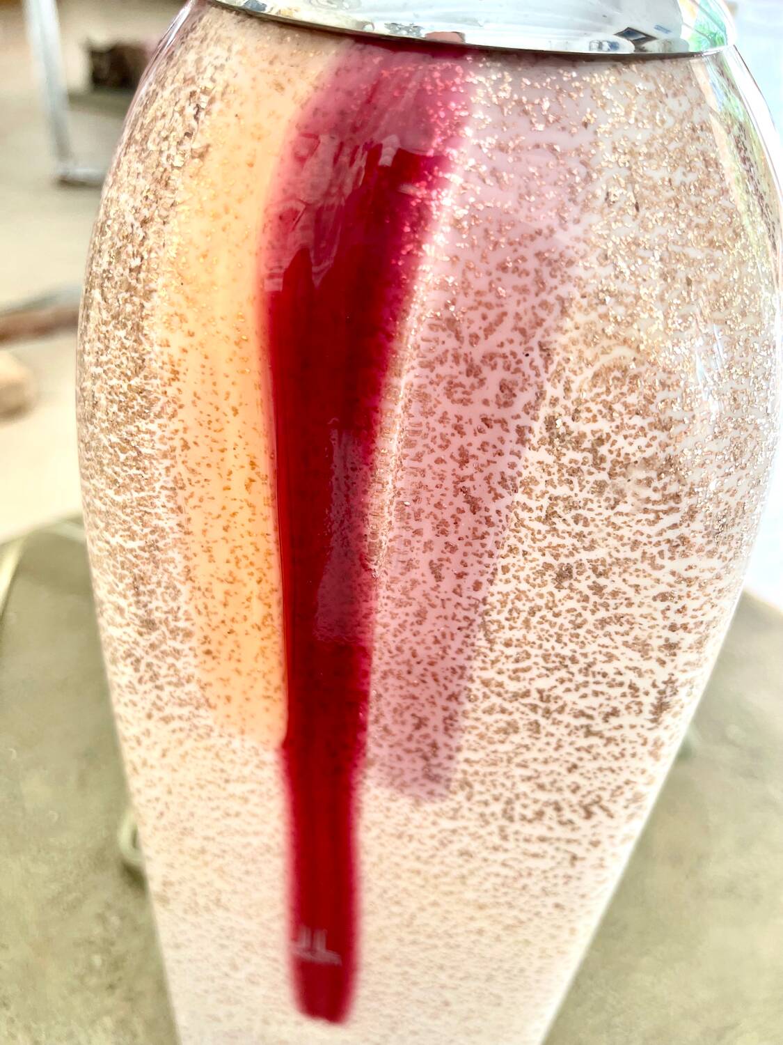 Lancetti Milano lamp base Murano glass, Italy 1980s