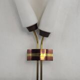 Applique vintage verre opalin