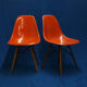 Pair of DSW chairs by Charles and Ray Eames for Herman Miller