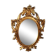 Mirror gilded wood worked vintage