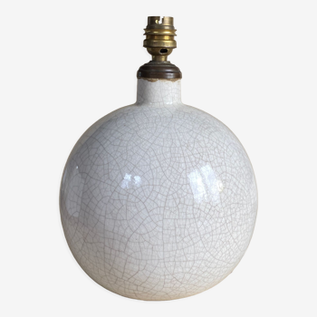 Cracked ceramic ball lamp art deco 1930