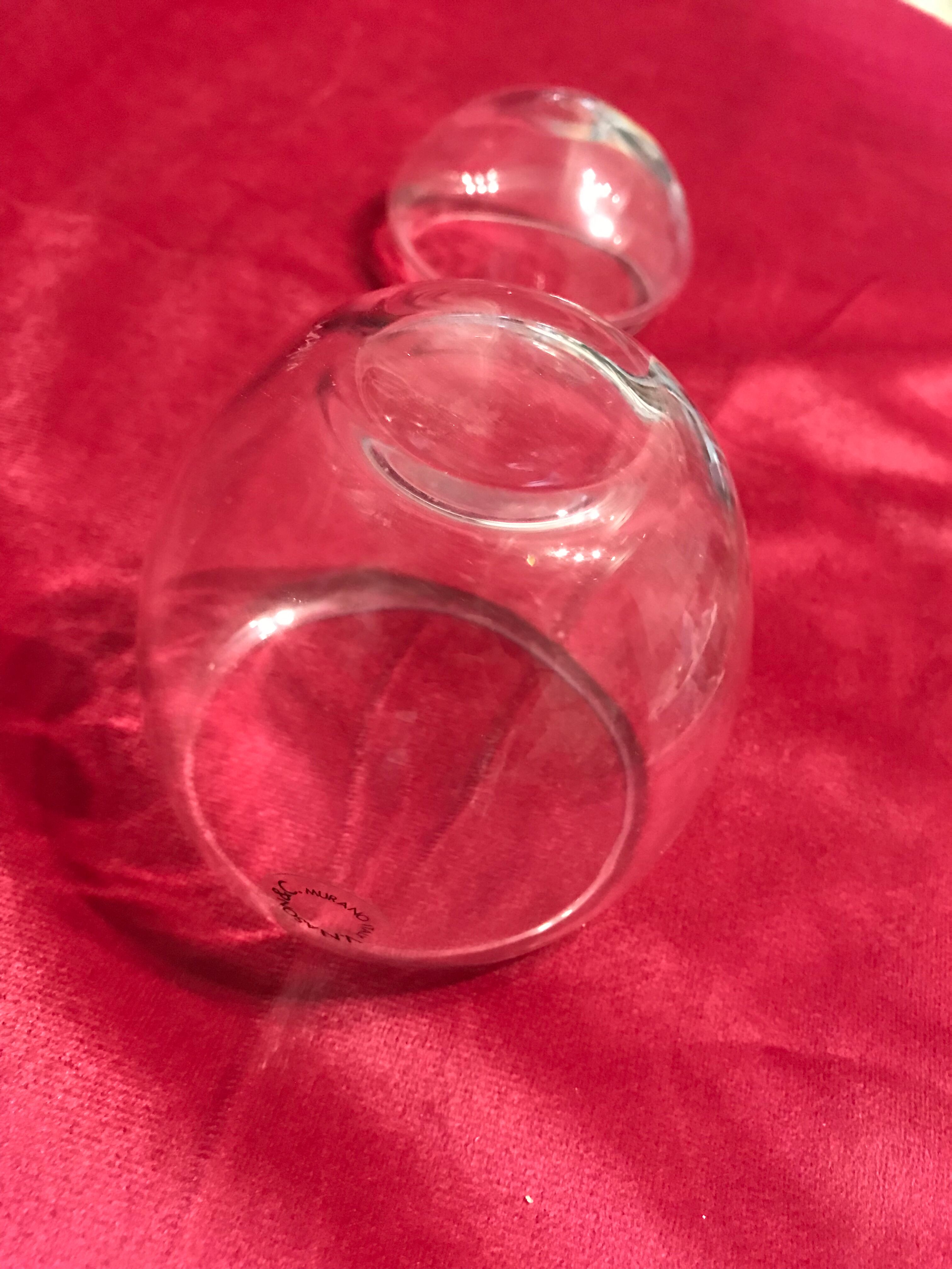 Murano Nason glass candy box signed