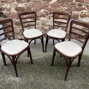 4 vintage bistro chairs