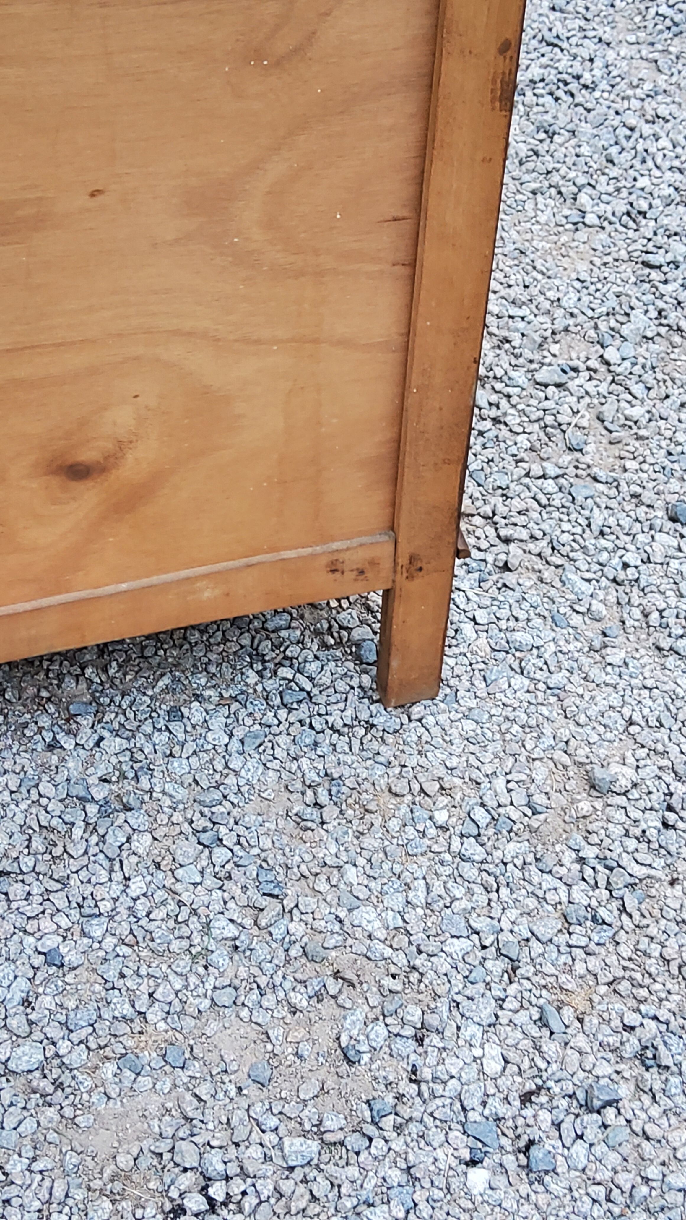 Vintage oak chest of drawers legs compass 3 drawers from the 50s