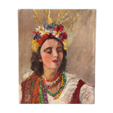 Old portrait painting