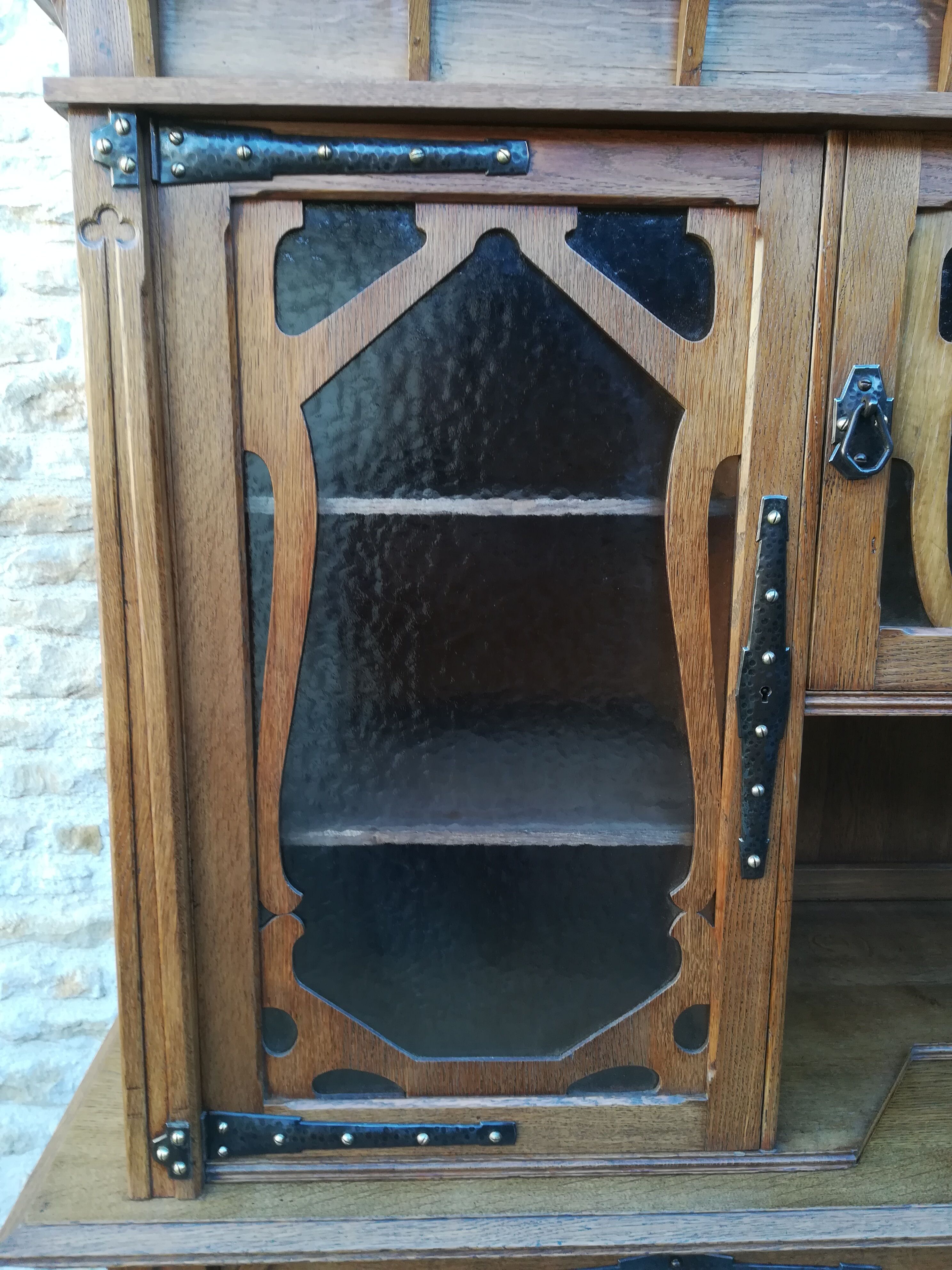 Asymetric art nouveau buffet