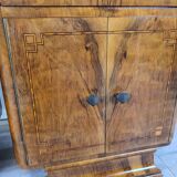 Art Decò Bedsides in Walnut