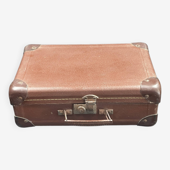 Vintage suitcase boiled cardboard