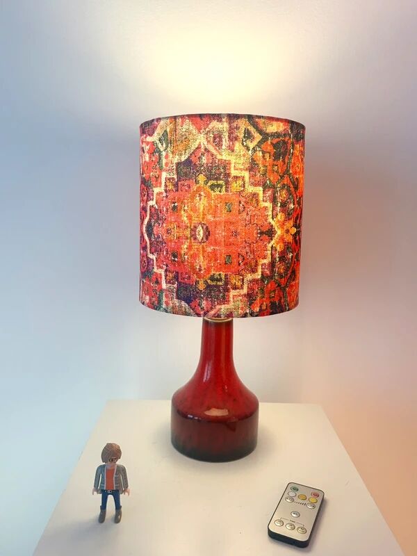 Recycled accent lamp – West German ceramic | wireless | unique piece