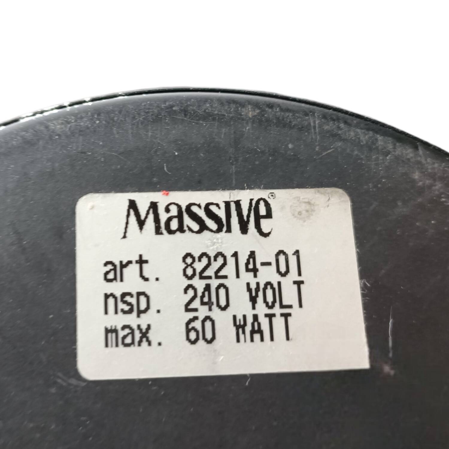 Lampe massive vintage (paire de 2)