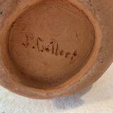 Vase soliflore en gré emmaillé XX siècle