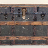 Antique vintage wooden chest