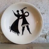 Five dessert plates Sylvestre edition of Longchamp