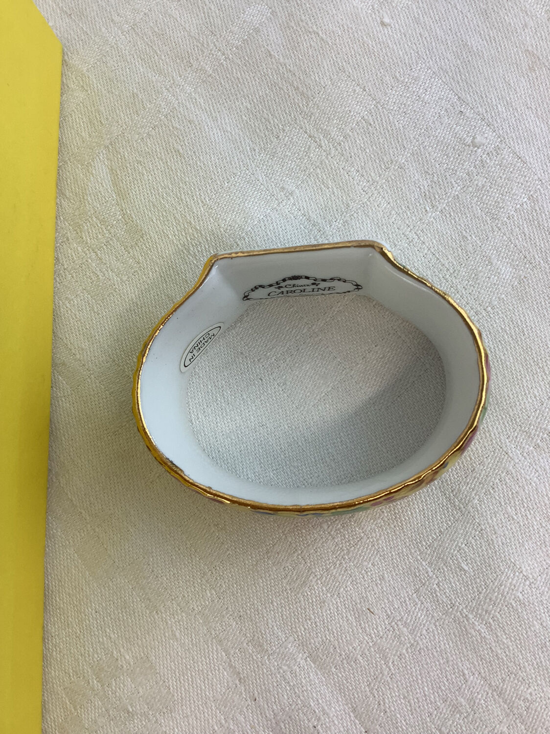 Coffret neuf de rond de serviettes