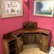 Art Deco Veneer Writing Desk or Vanity Table, 1920s