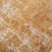Tapis turc traditionnel vintage moutarde