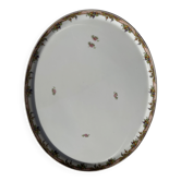 Large serving dish in porcelain