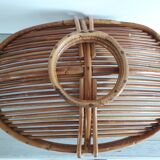 Vintage fruit basket in rattan