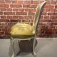 Lot d'un fauteuil et d'une chaise