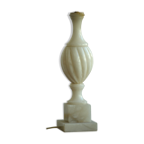 Lamp column in alabaster from the 1970s