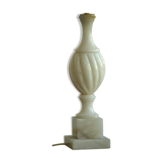 Lamp column in alabaster from the 1970s