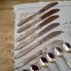 24-piece vintage silver-plated housewife 100 Bader Tafelbestecke Pforzheim