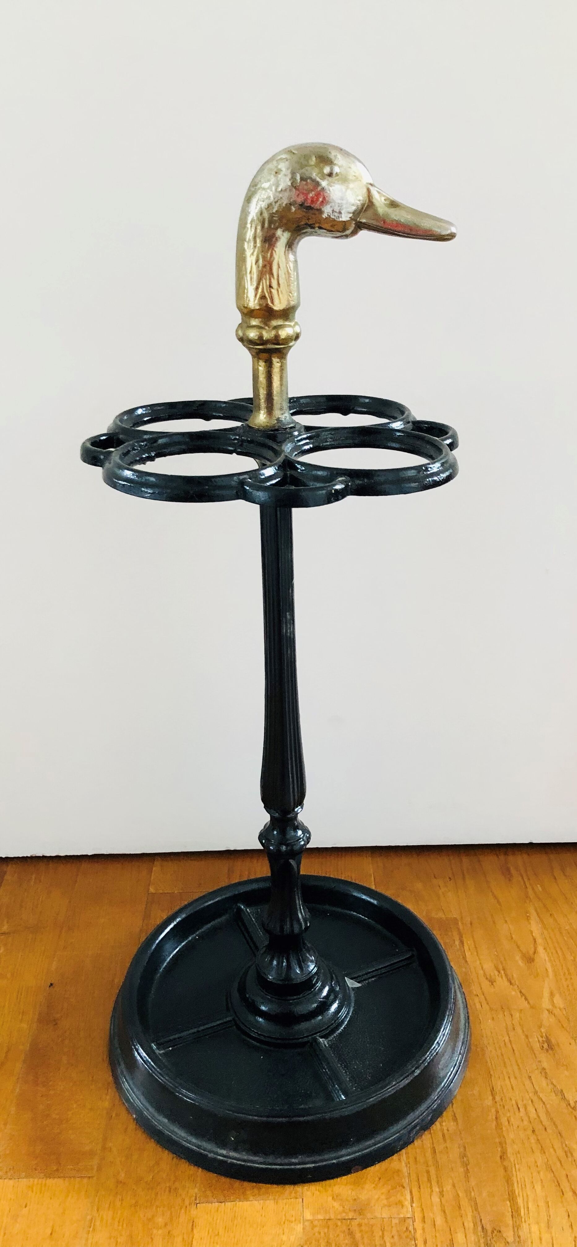 Porte parapluies en fonte art nouveau