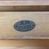 Modernist slat bench, 1950, made of wood