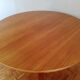 Scandinavian extendable renovated round table