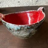 Arlette Roux Flat Salad Bowl