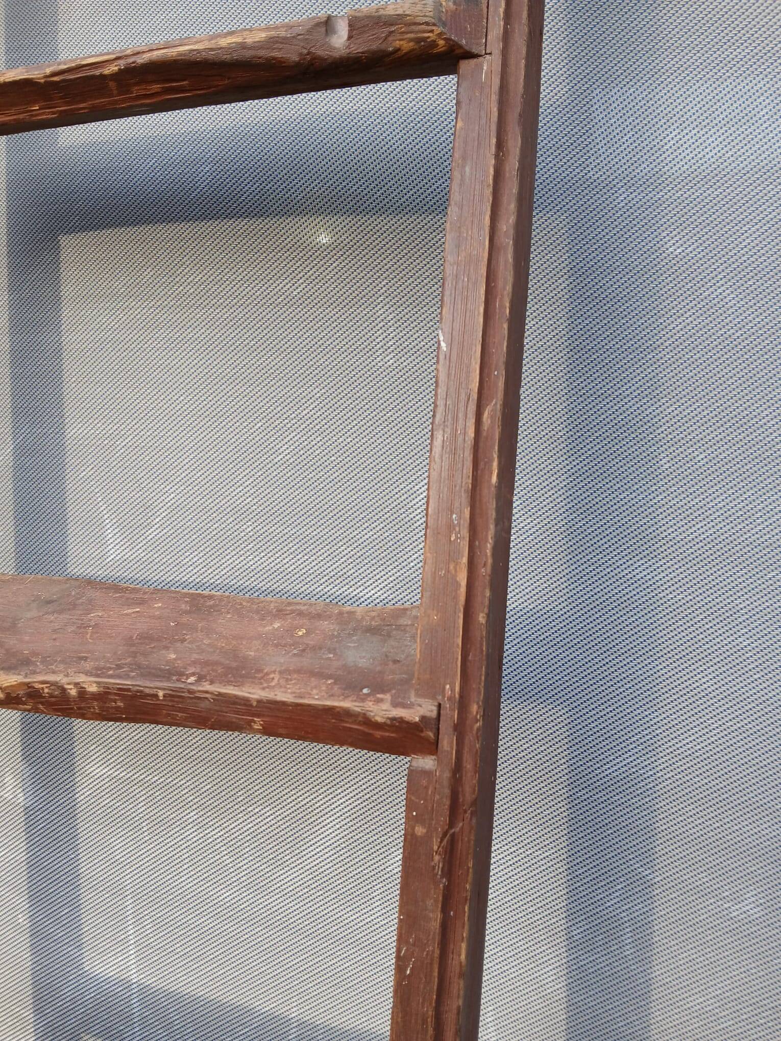 Old wooden craftsman ladder
