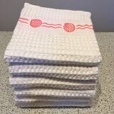 Set of 3 honeycomb tea towels